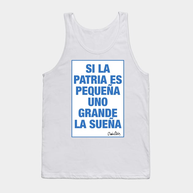 Poesia Nicaragua Rubén Darío Tank Top by linearte